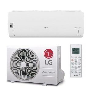 LG 2.5kW SET LG DUALCOOL Deluxe met WIFI & Luchtreiniger – Inclusief standaard montage
