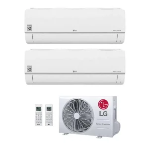 (4,7KW) LG Multi Split met 2 x 3,5KW binnenunit – met WIFI & Luchtreiniger (Inclusief standaard montage)